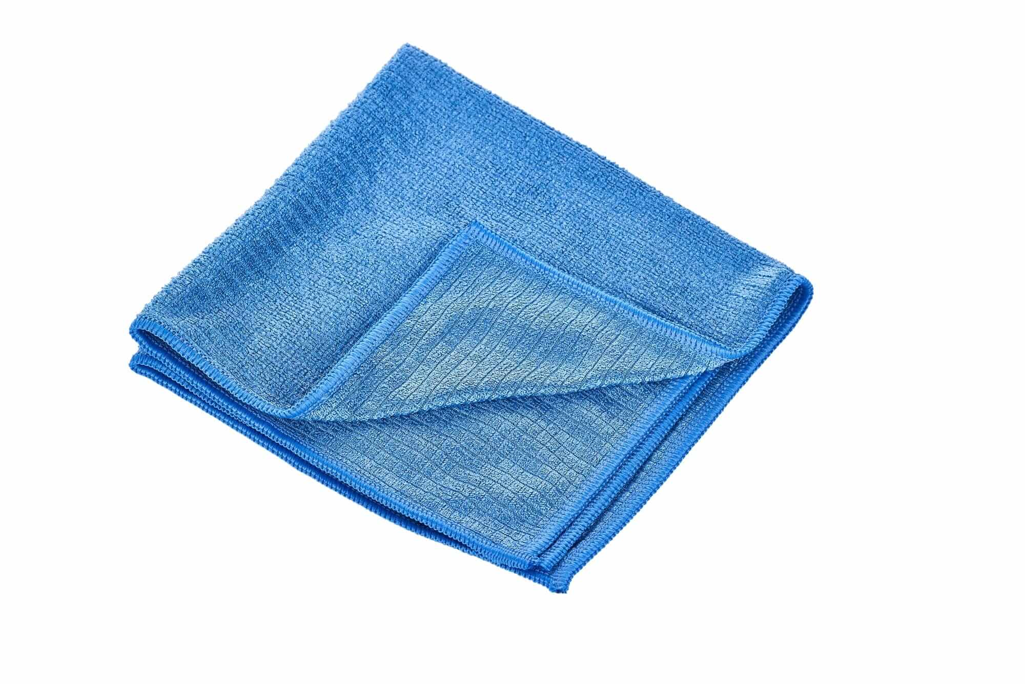 Soft microfibre cloth - blue